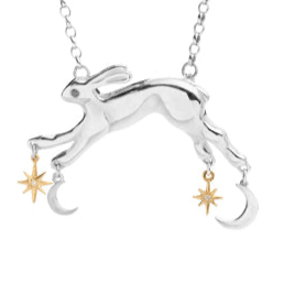 Hare Moon & Stars Necklace