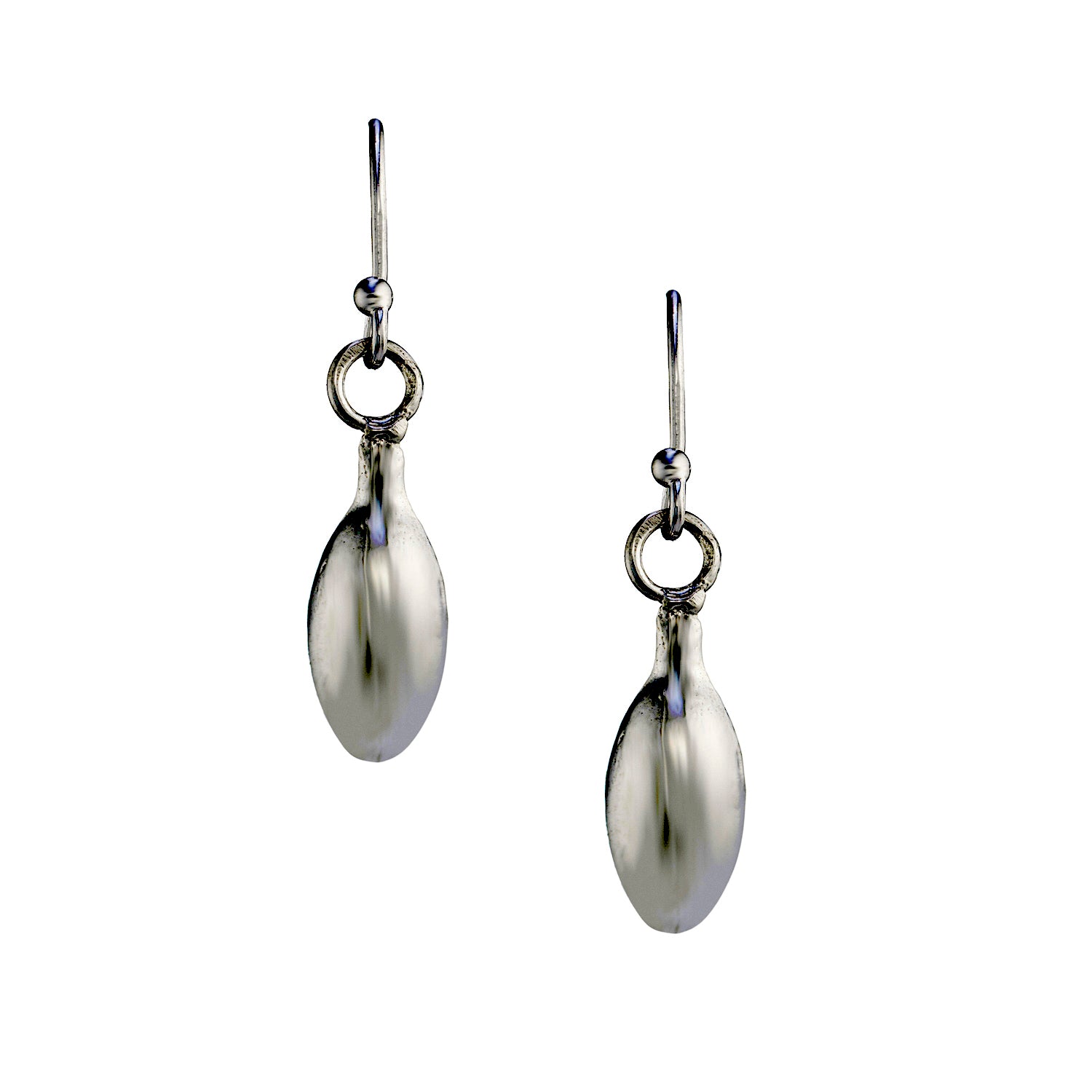 Seaweed pod drop earrings