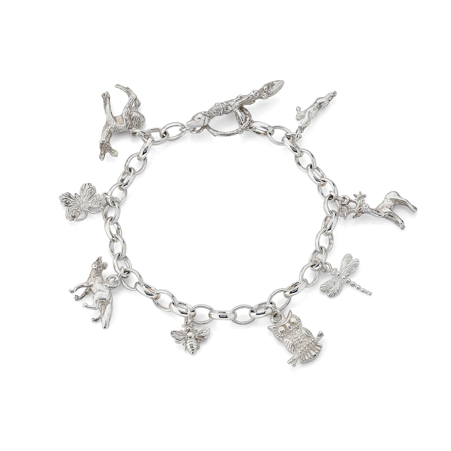 woodland walk charm bracelet