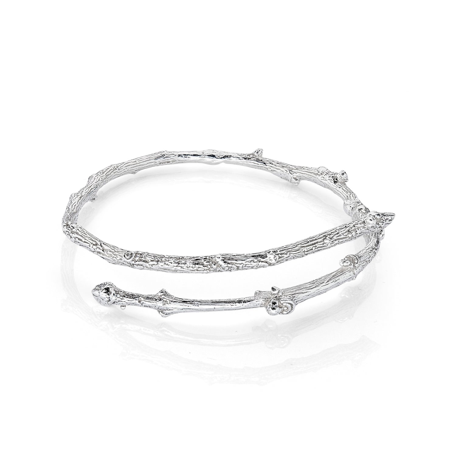 Twig torc bangle