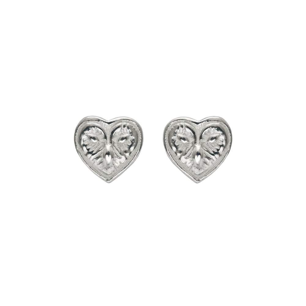 Owl Heart Earstuds