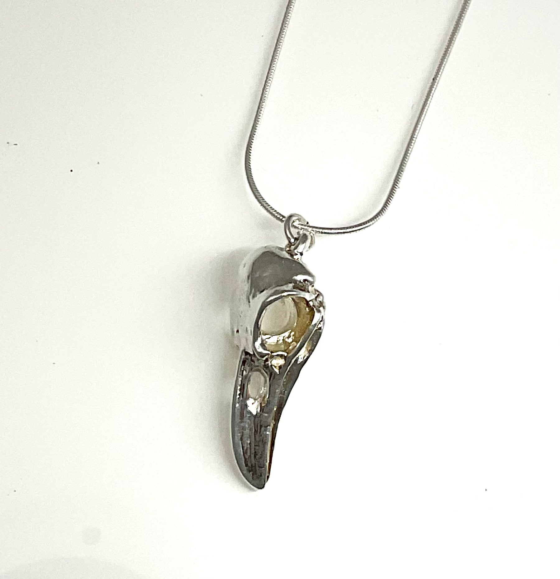 Bird skull pendant