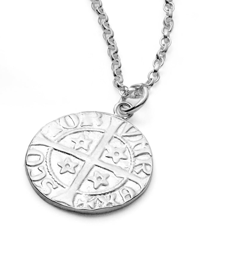 Robert the Bruce coin pendant
