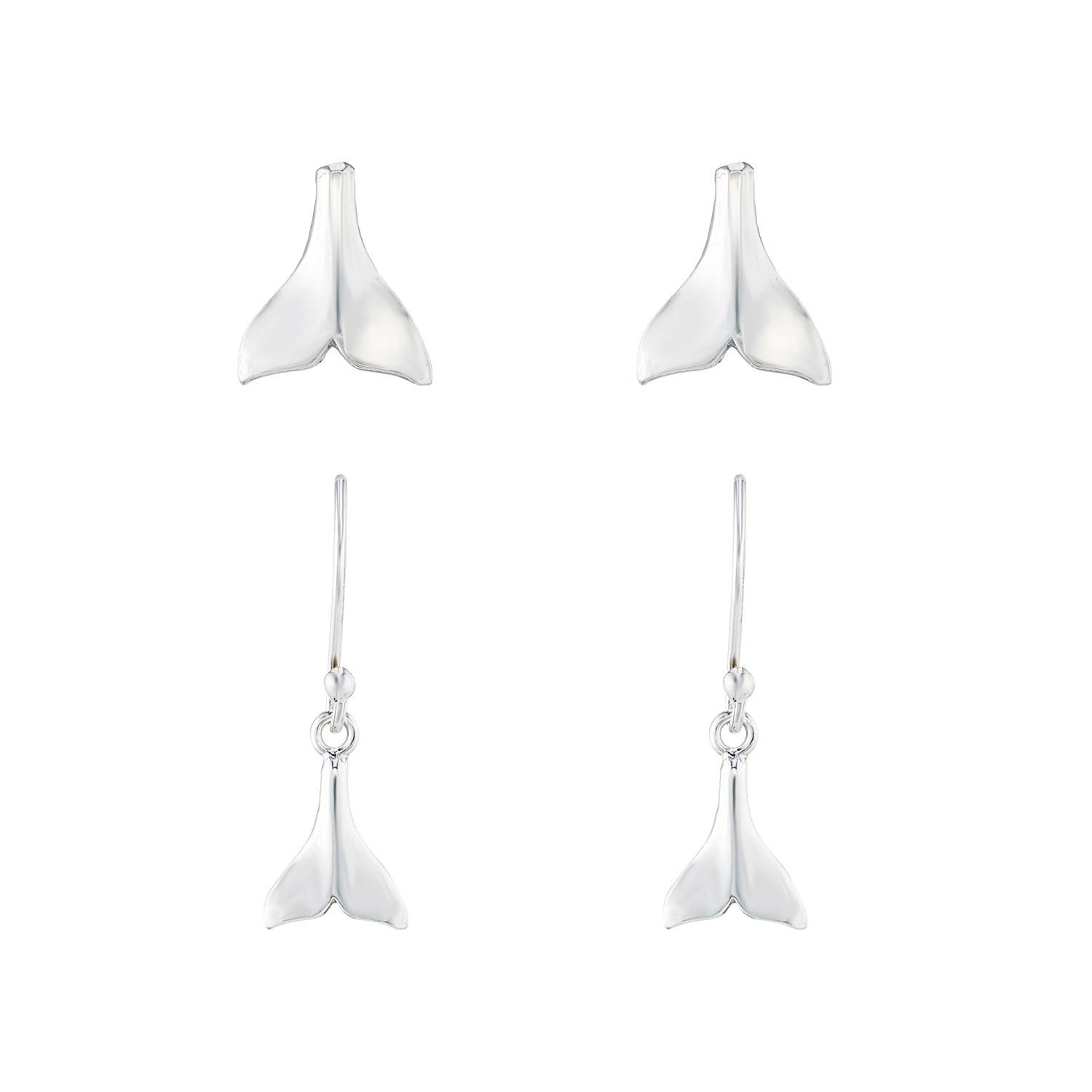 Whale Tail Studs