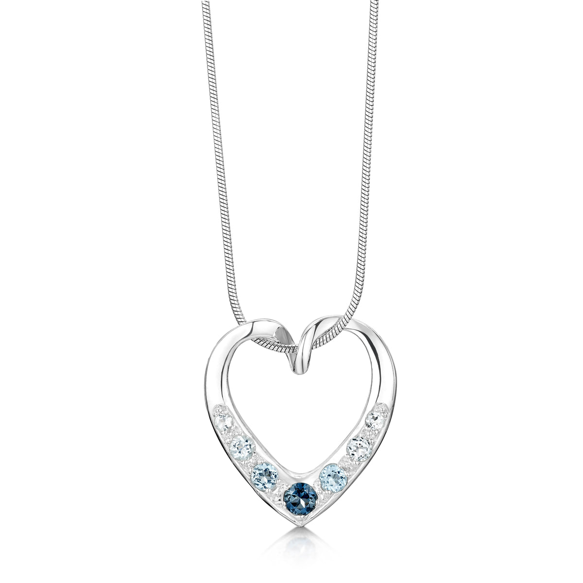 Signature gem set heart