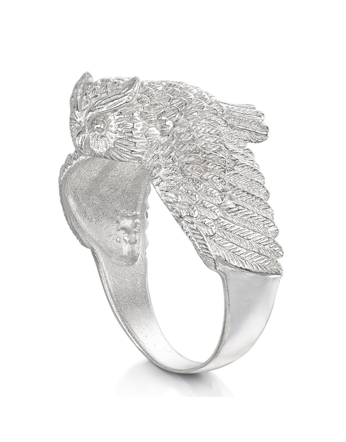 Flying owl ring