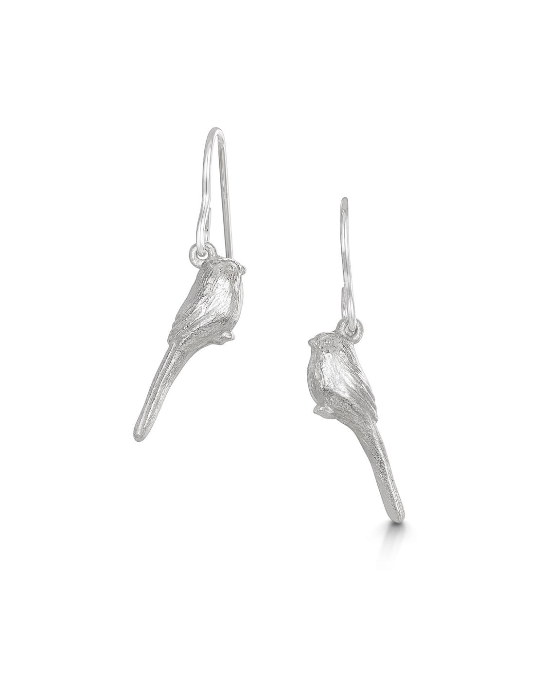 Long tailed tit earrings