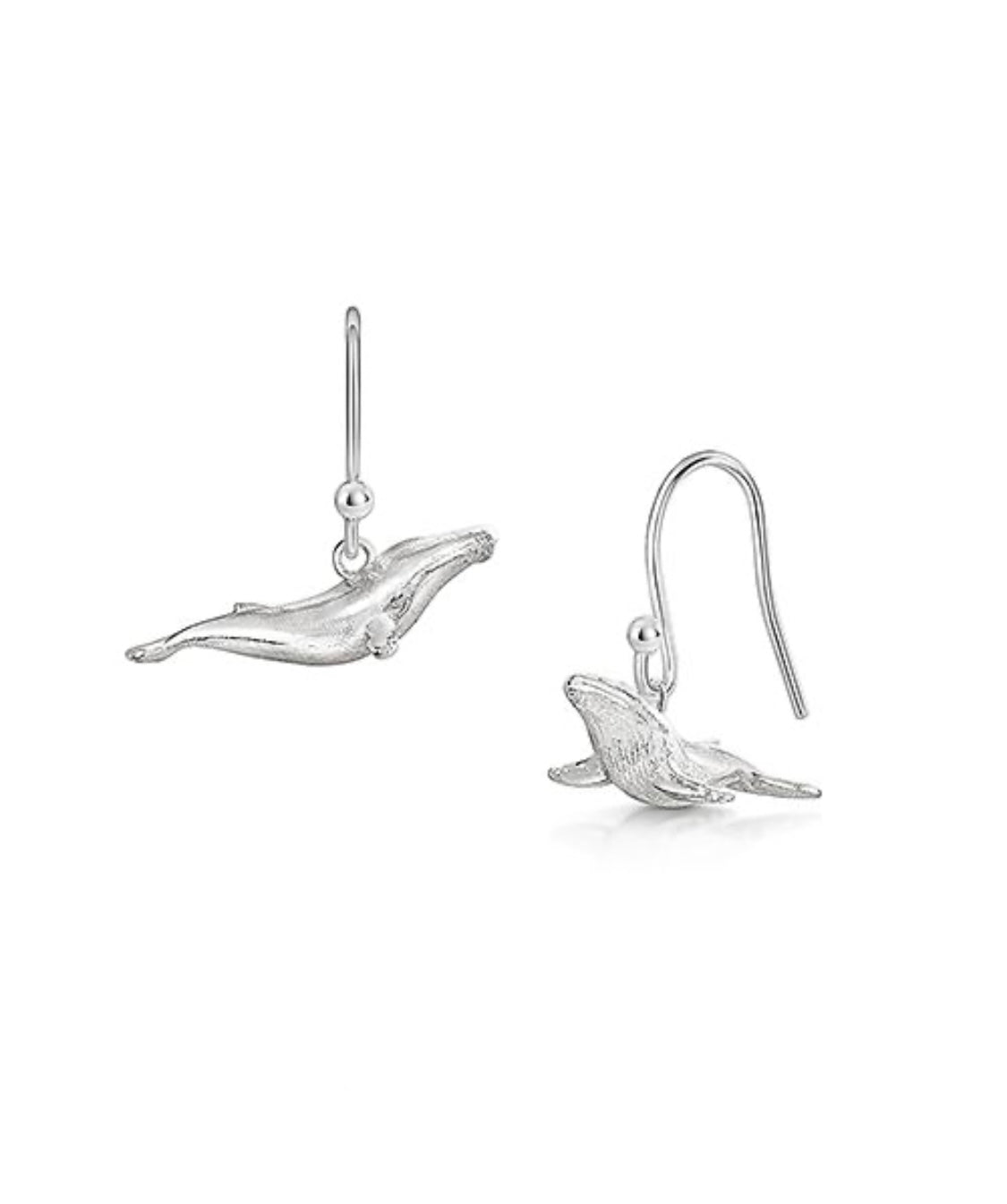 Whale earrings