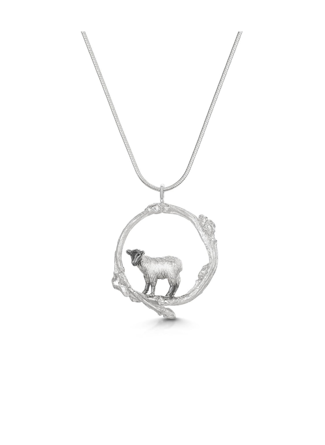 Black faced ewe pendant