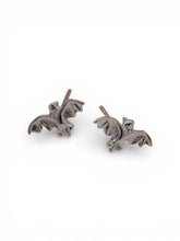 Bat stud earrings