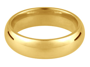 Court Shaped Wedding Ring
