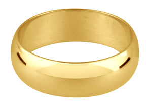 D Shaped Wedding Ring