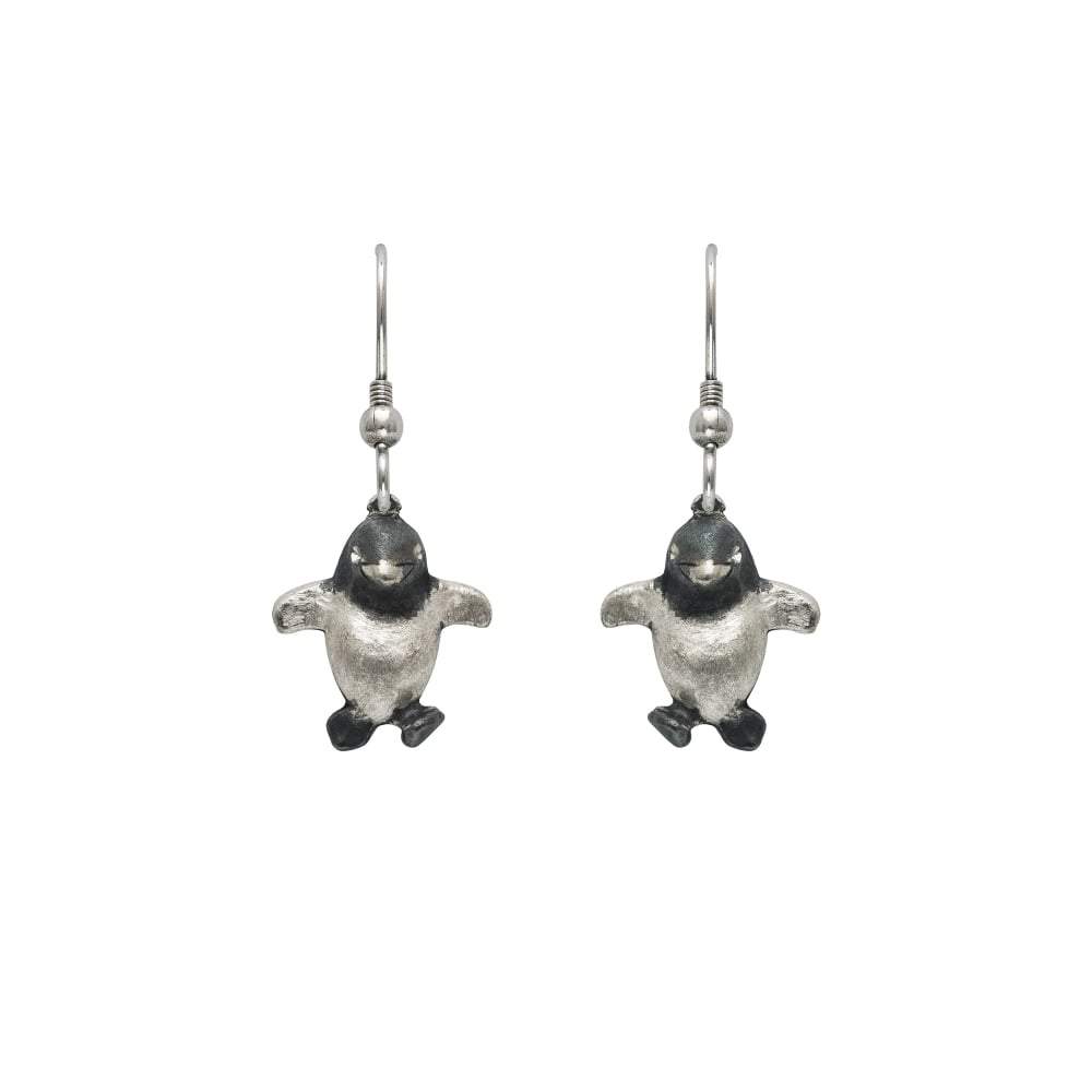 Penguin Drop Earrings