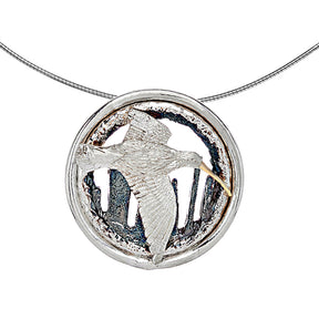 Curlew at the Ring of Brodgar pendant
