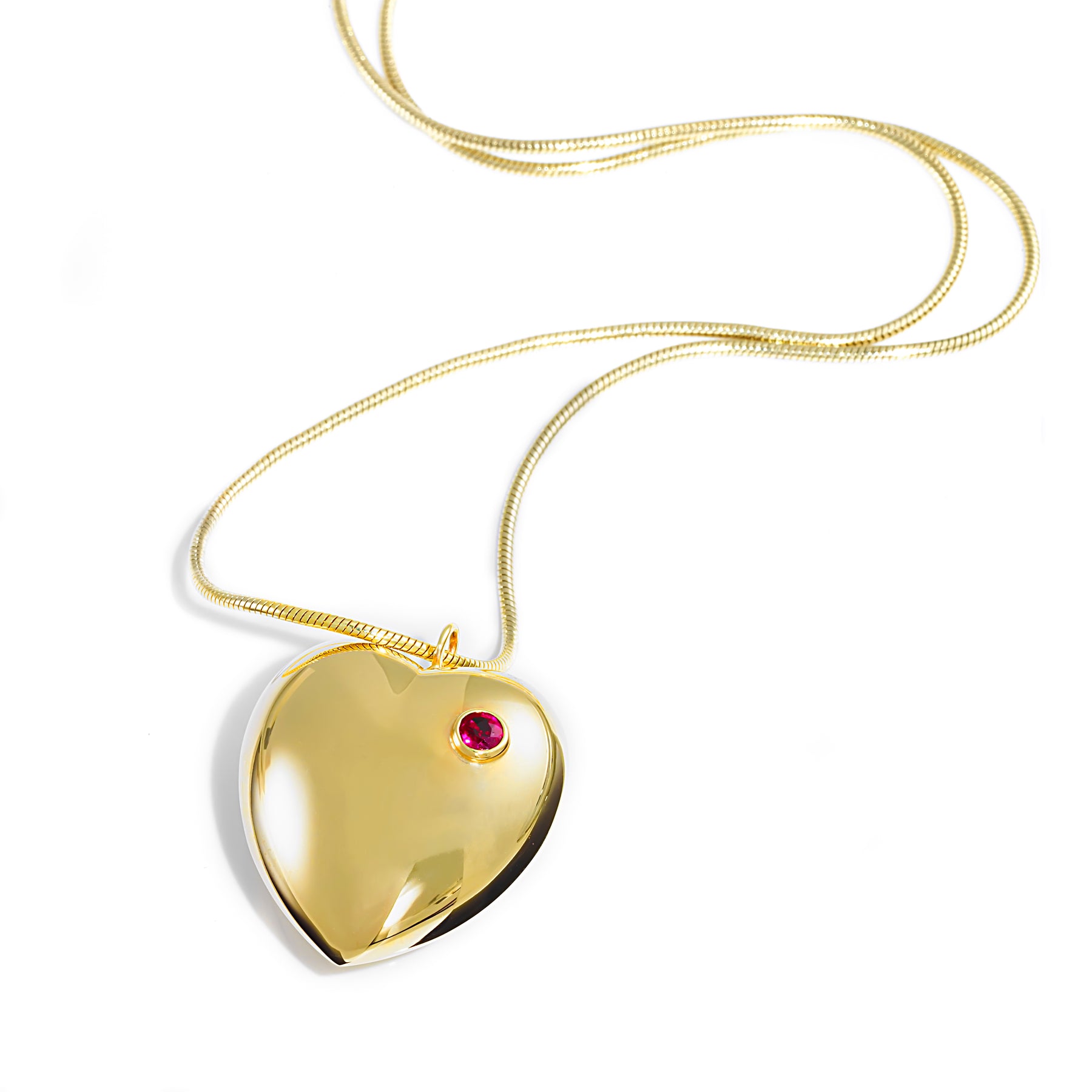 Buy Love Actually Heart Necklace in Gold Plated Online in India - Etsy