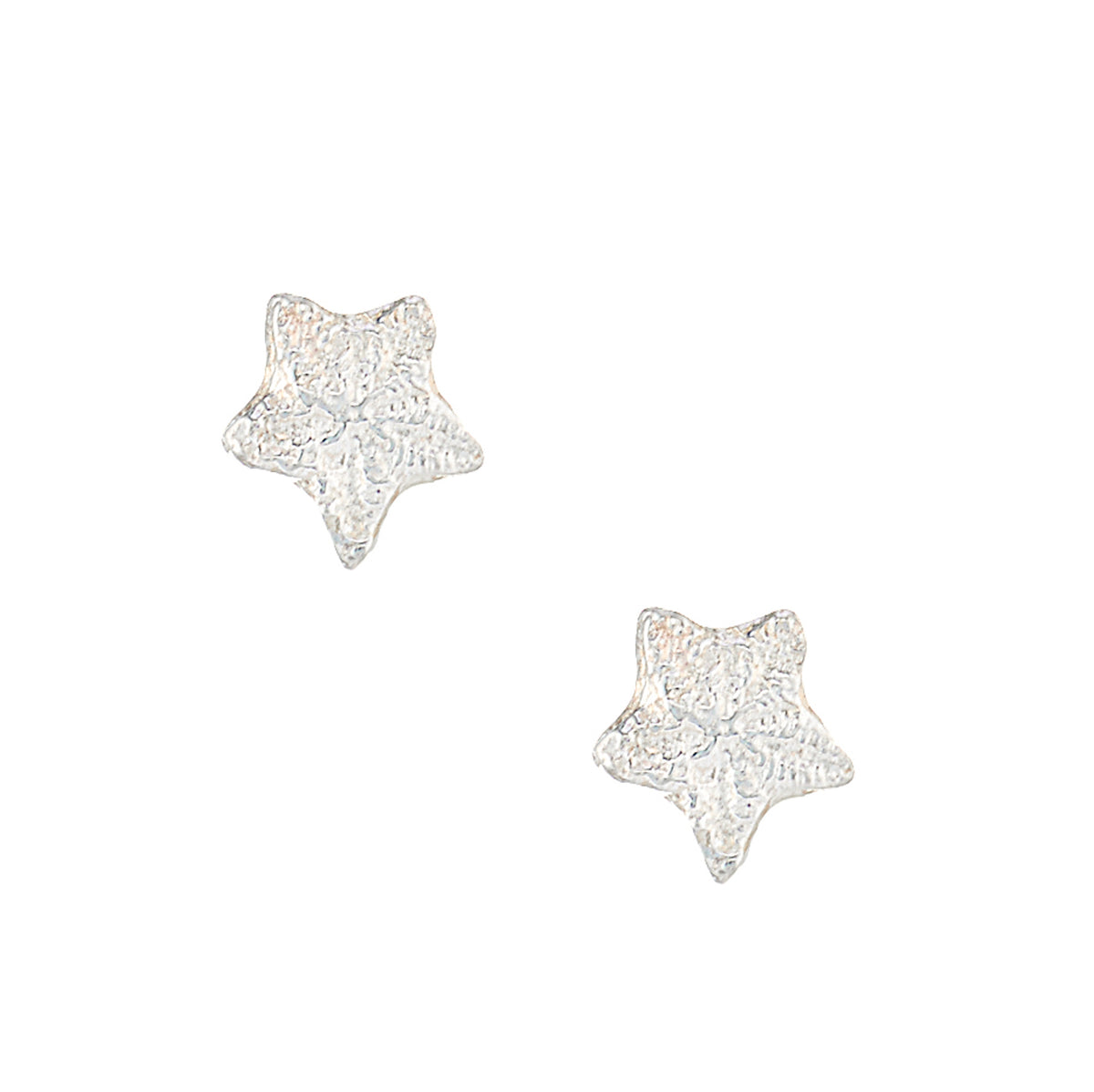 Crinoid star stud earrings