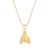Gold plated Egyptian Bee pendant