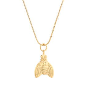 Gold plated Egyptian Bee pendant