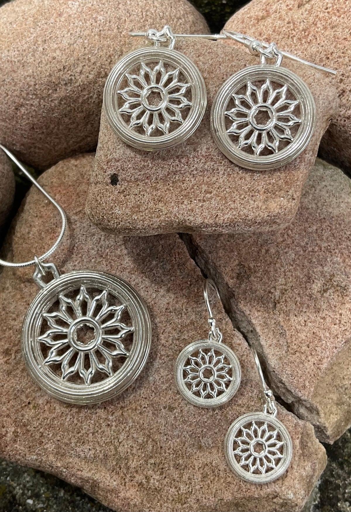 St Magnus Cathedral Rose window earrings