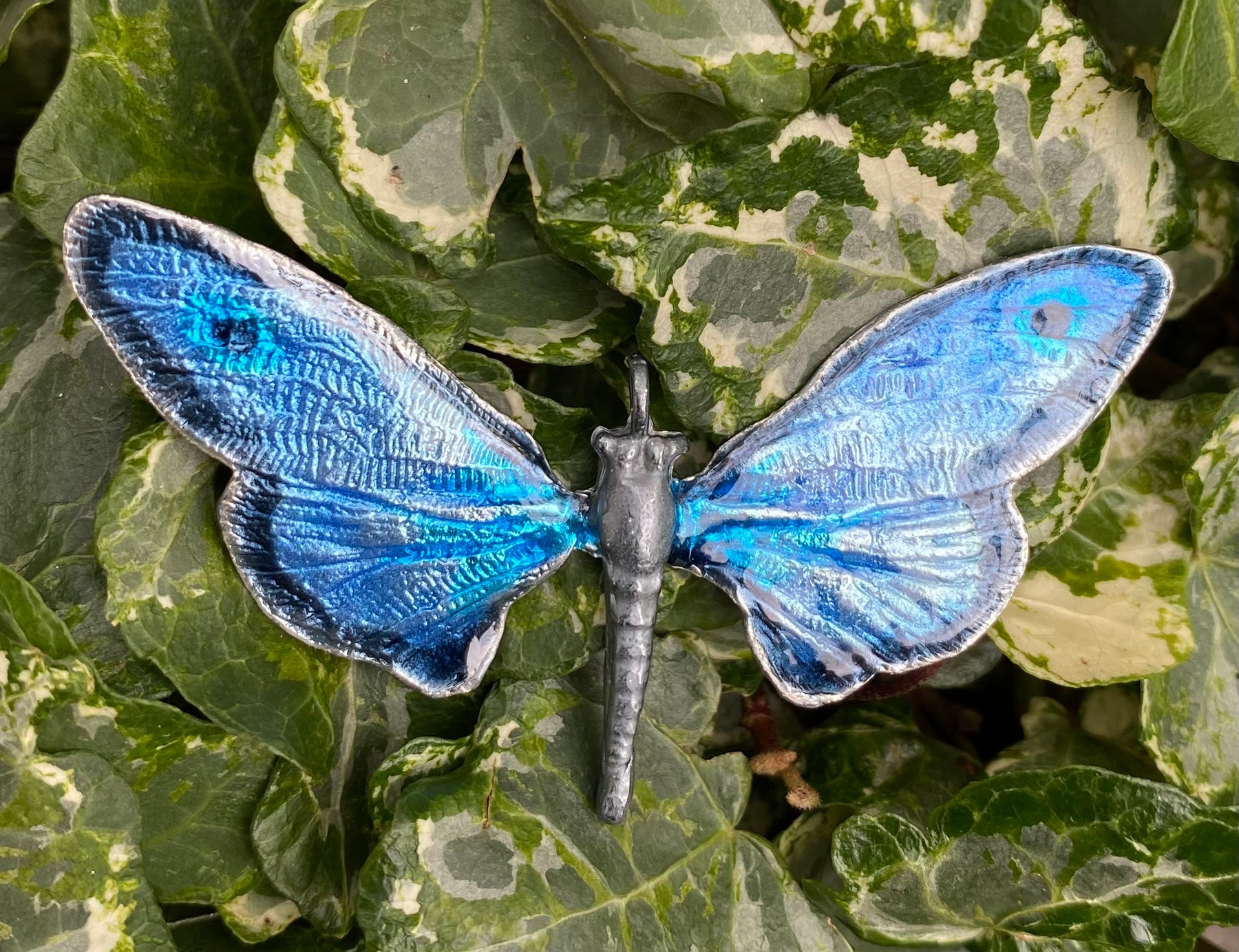 Enamel Butterfly Pendant