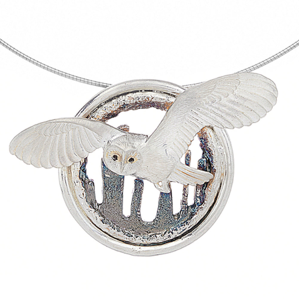 Barn Owl at the Ring of Brodgar pendant