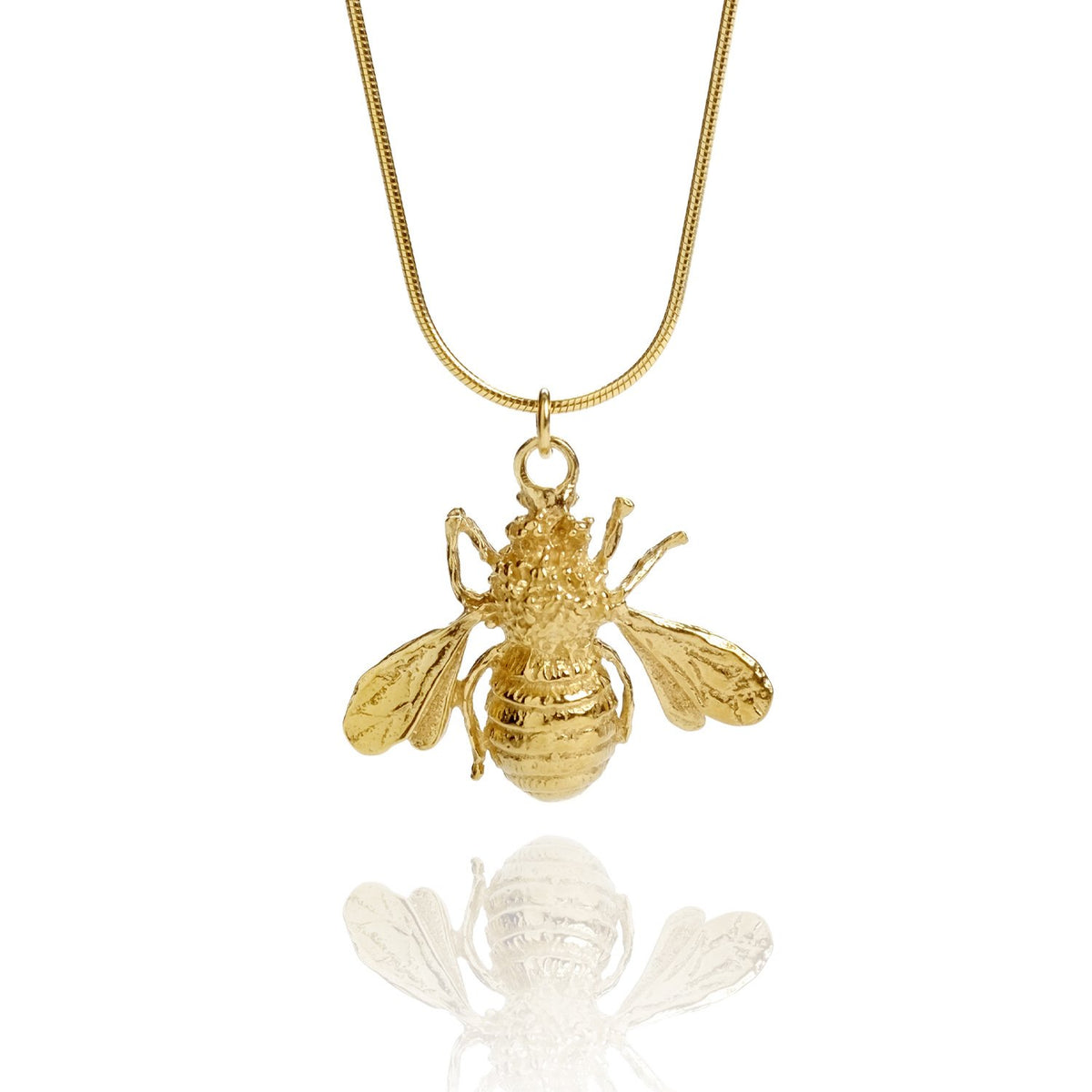 Gold Plated Bee Pendant